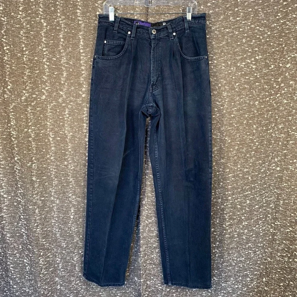 Vintage 90's Levi's Silvertab Baggy Denim Jeans Dark Blue Y2K Skater Men's 34x34